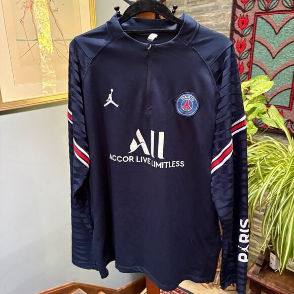 2021 Jordan × PSG Practice Tracksuit Warm‑Up Set, Size Large - Picture 3 of 16